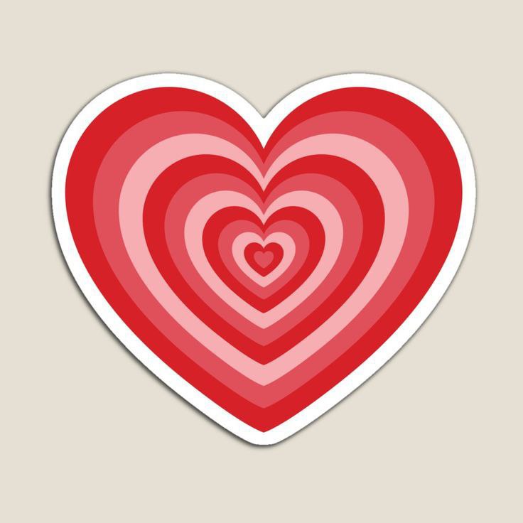 Heart sticker